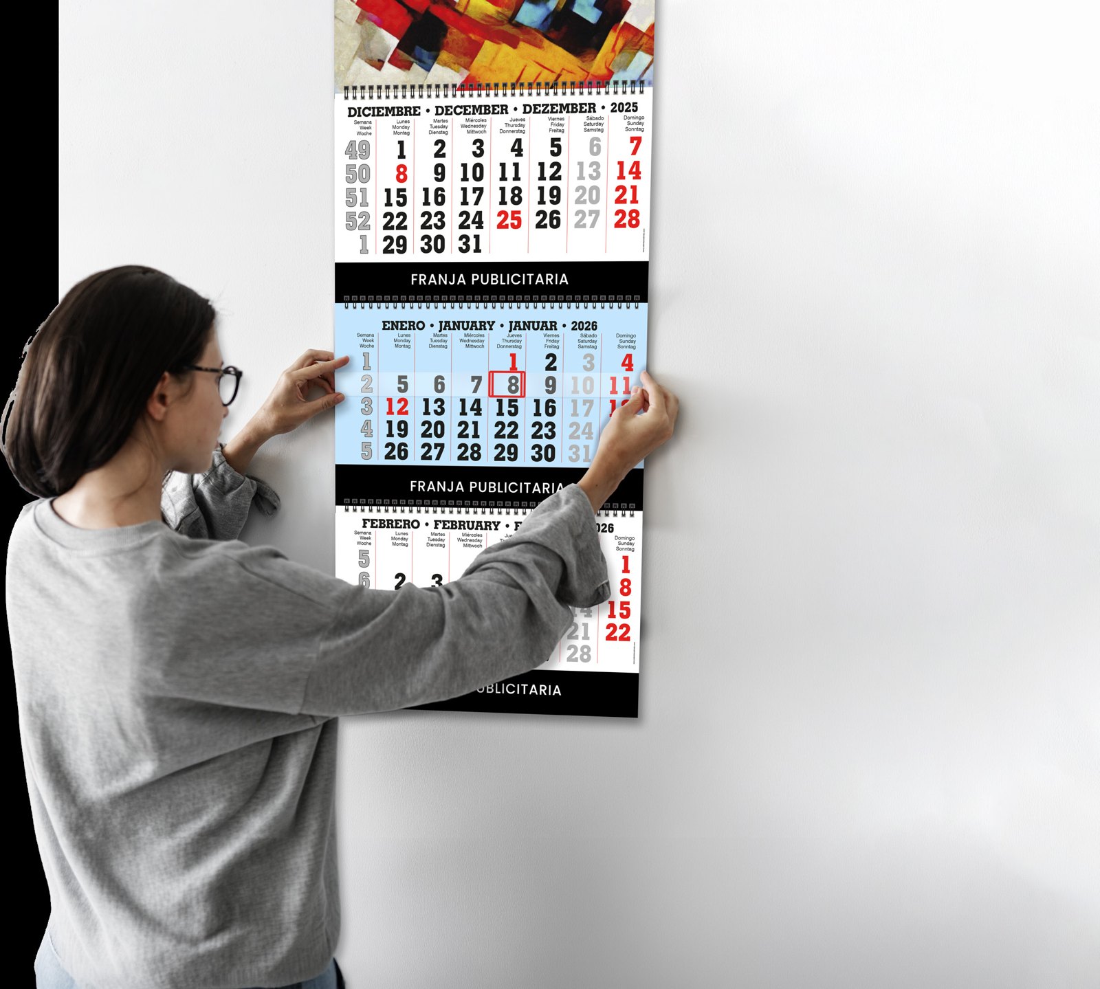 Calendario corporativo 2026